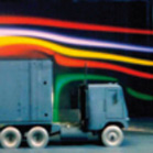 illustration of aerodynamics of a truck